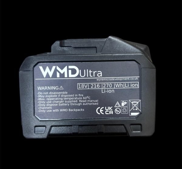 WMD Ultra 216/270 Battery system for backpacks